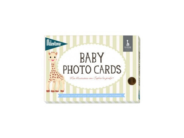 Kleine Giraf Milestone Baby Photo Cards - Sophie de Giraf