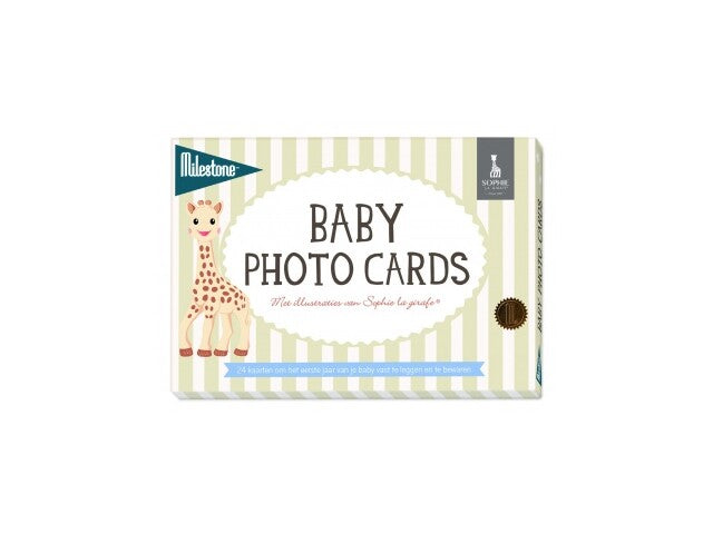 Kleine Giraf Milestone Baby Photo Cards Speelgoed .