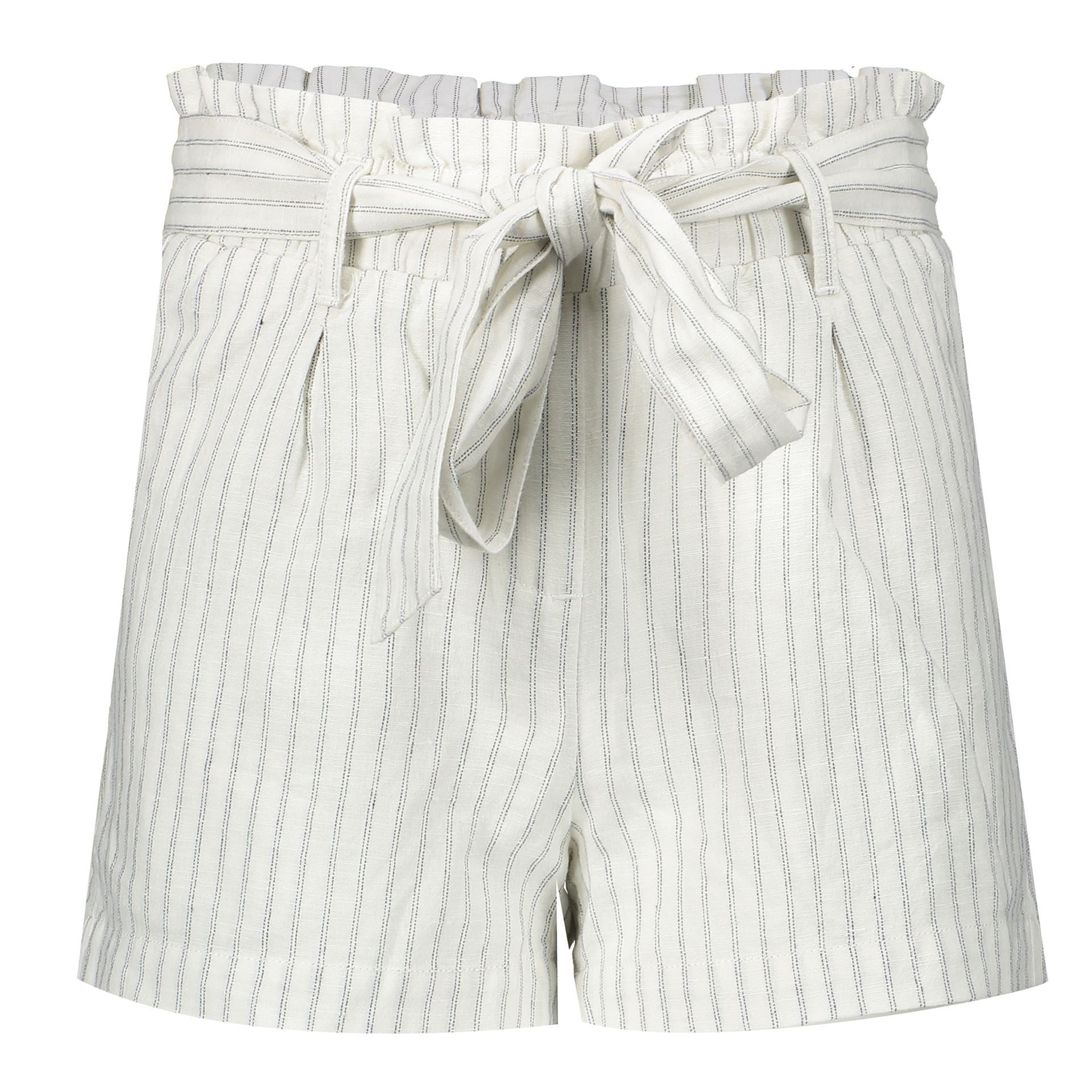 Meisjes Shorts Striped With Strap van Geisha in de kleur Off-White/Black in maat 176.