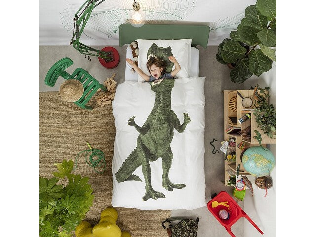 Snurk Dekbed Dino Rex Beddengoed 140 x 200
