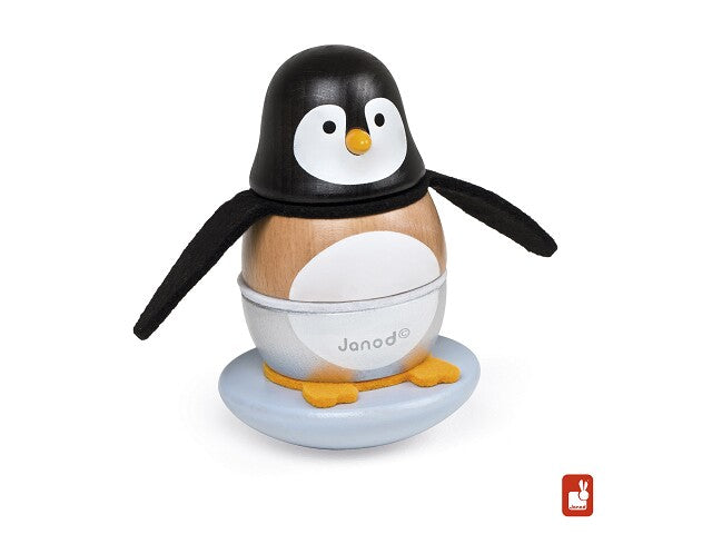 Janod Stapeltuimelaar Pinguin Culbut Speelgoed .