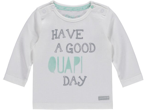 Quapi Longsleeve Nevi wit Newborn 68