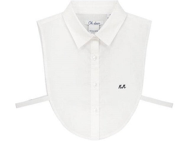 Nik & Nik Blouse collar wit Blouse