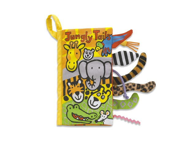 Jellycat Soft book jungly tails Speelgoed .