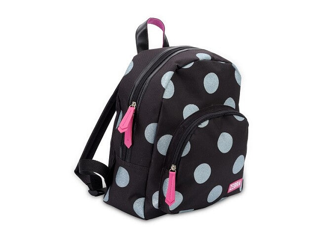 Zebra Rugzak glitter Dot Ice Blue Rugzak