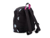 Zebra Rugzak glitter Dot Ice Blue Rugzak .