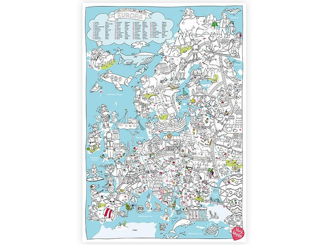 Verry Mappy XL Map Europa Speelgoed .