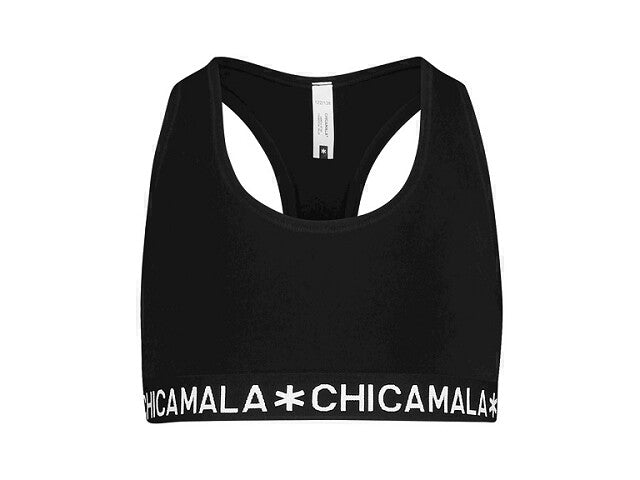Muchachomalo Top racer back black Ondergoed 170-176