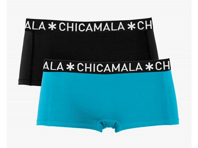 Muchachomalo Two-pack meisjesboxers black/b Ondergoed