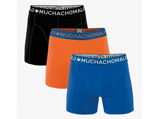 Muchachomalo Boxer 3-pack Solid 277 Ondergoed 134-140