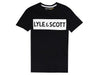 Lyle & Scott Shirt korte mouw block logo bl Shirts korte mw 128/134