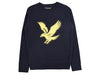 Lyle & Scott Sweater crewneck logo large Sweaters 164/170
