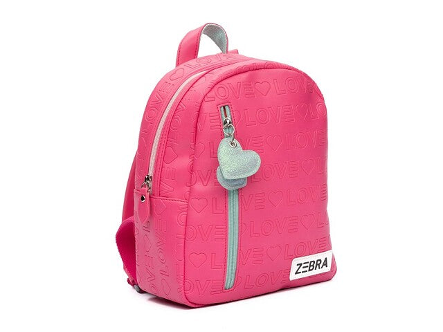 Zebra Rugzak Love Pink (S) Rugzak -