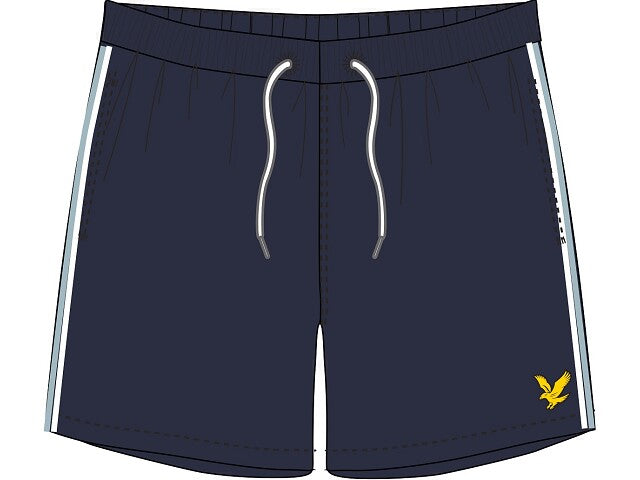 Lyle & Scott Zwemshort met tape Zwemshorts