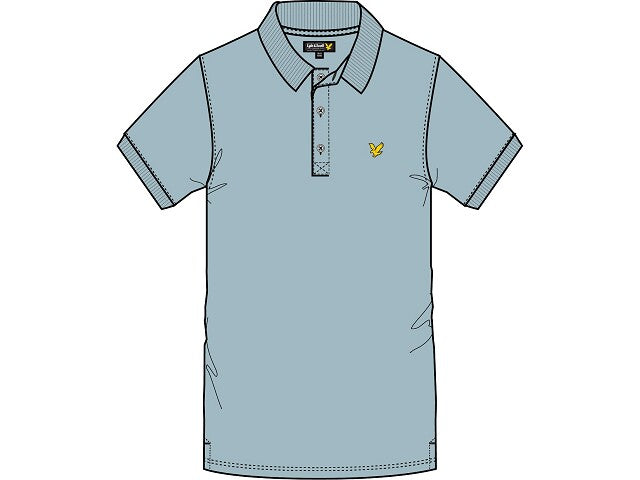 Lyle & Scott Polo korte mouw Blue Shore Poloshirt 128/134
