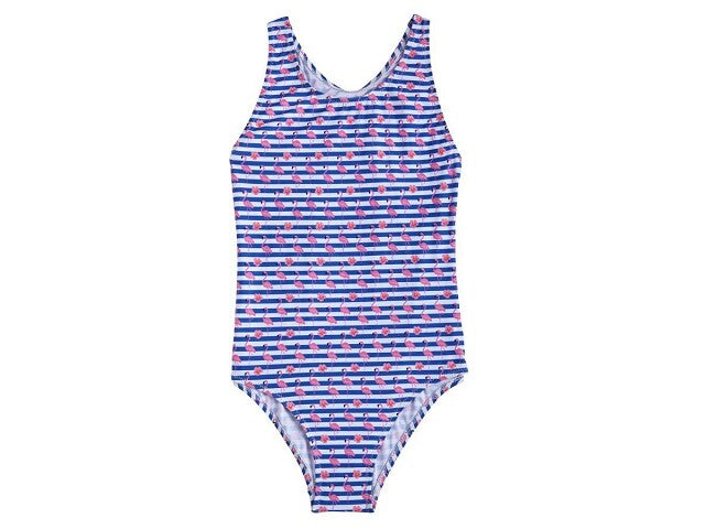 Slipstop Badpak Stripe Flamingo Badpakken 128/134