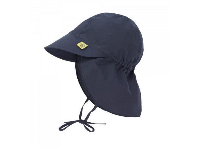 Lässig Zonnehoed met flap Navy Petten/hoeden