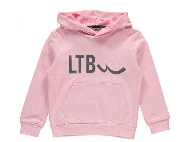LTB Hooded sweater Silowo roze Sweaters
