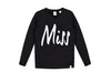 Nik & Nik Sweater Miss black Sweaters 128