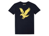 Lyle & Scott Navy Shirts korte mw 164/170