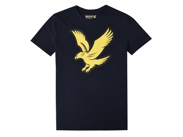 Lyle & Scott Navy Shirts korte mw 164/170