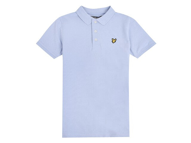 Lyle & Scott Licht Blauw Poloshirt 170/176