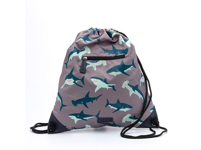 Zebra Luxe zwemtas met rits - Shark Zwemtassen -