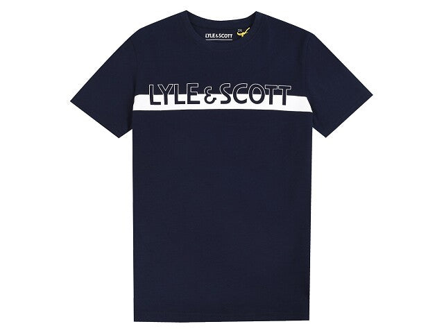 Lyle & Scott Shirt korte mouw logo block na Shirts korte mw
