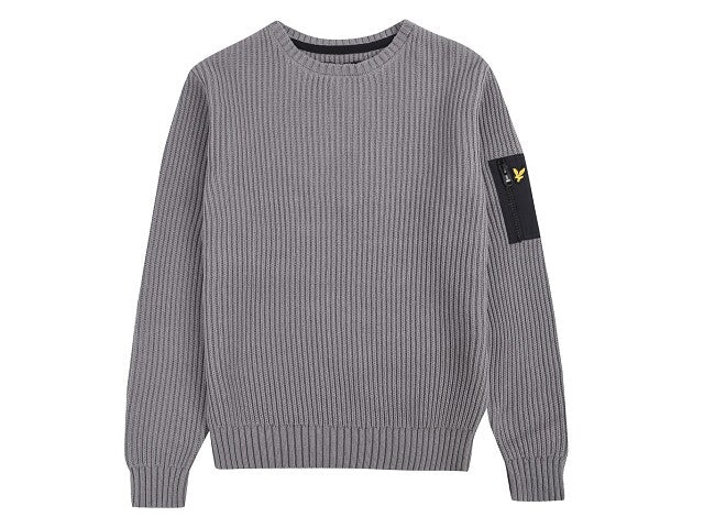 Lyle & Scott Jumper gebreid 7GG graniet Truien 170/176