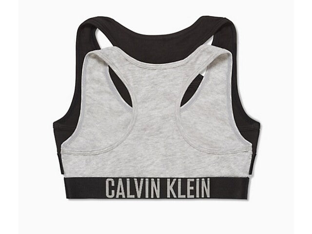 Calvin Klein Two-pack Bralette grey/black Ondergoed Xl