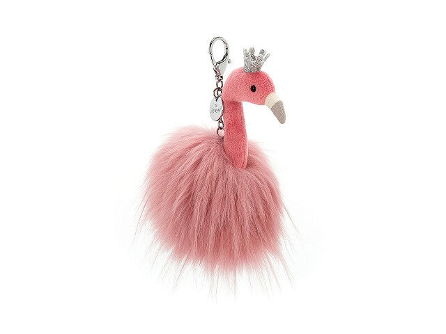 Jellycat Bag charm Fancy Flamingo Knuffels -