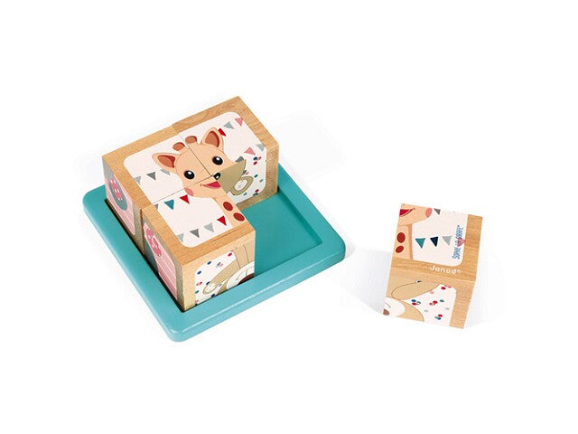 Janod Blokpuzzel - Sophie de Giraffe Speelgoed