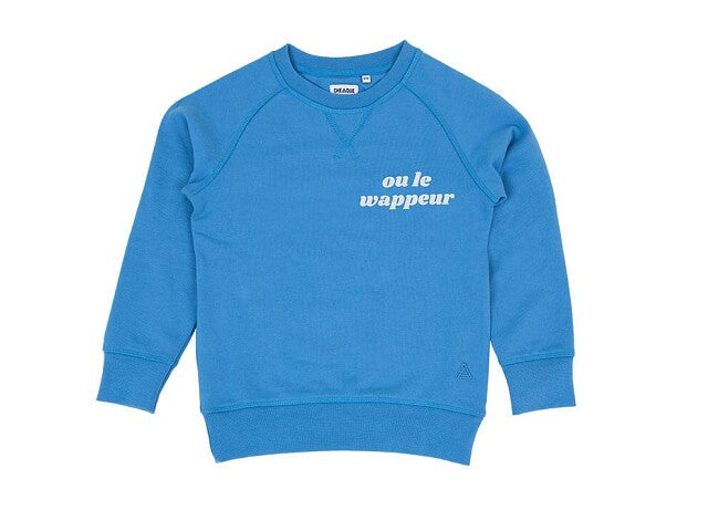 Cheaque Sweater Ou le wappeur blauw Sweaters 92