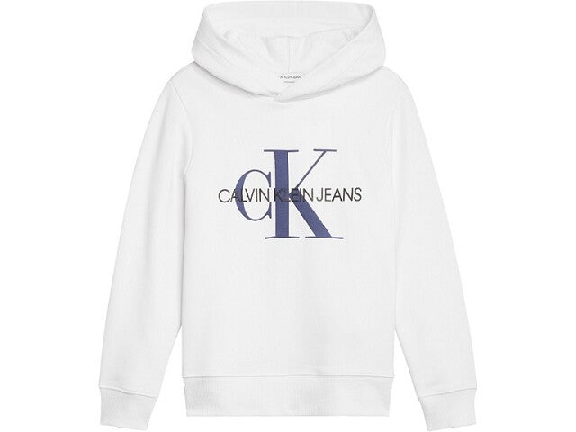 Calvin Klein Hooded sweater monogram wit Sweaters 152