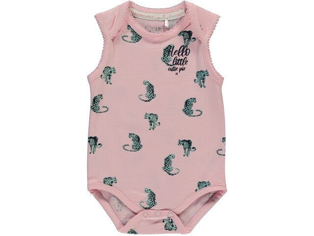 Quapi Romper mouwloos Xarlot pink Newborn