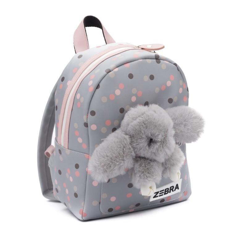 Zebra Rugzak (S) - Honey Bunny Blue Dots