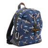 jongens Rugzak Boys - Plane met sleutelhanger Plane van Zebra in de kleur blauw in maat 0.
