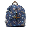 jongens Rugzak Boys - Plane met sleutelhanger Plane van Zebra in de kleur blauw in maat 0.