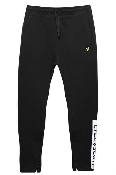 Lyle & Scott Jogger block logo black Broeken