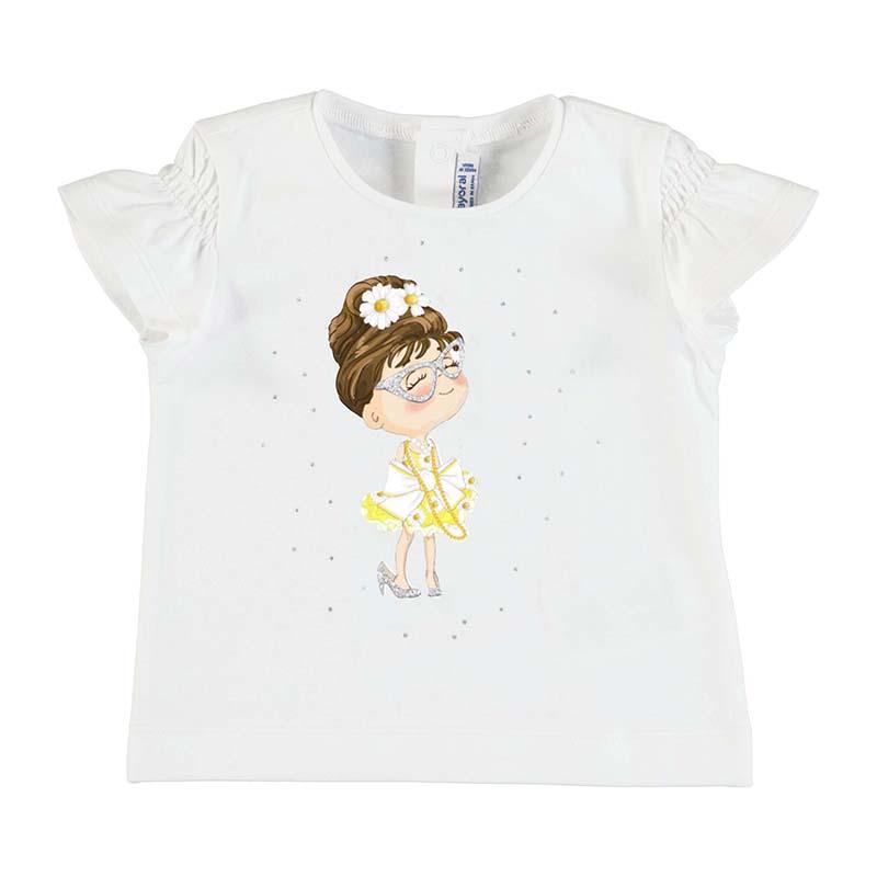 Mayoral Baby Girl short sleeve t-shirt 1056