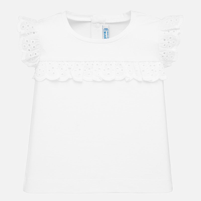 Mayoral Baby Meisje shirt embroidery 1061