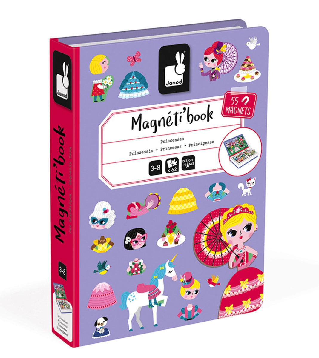 Janod Magnetibook - Princesses