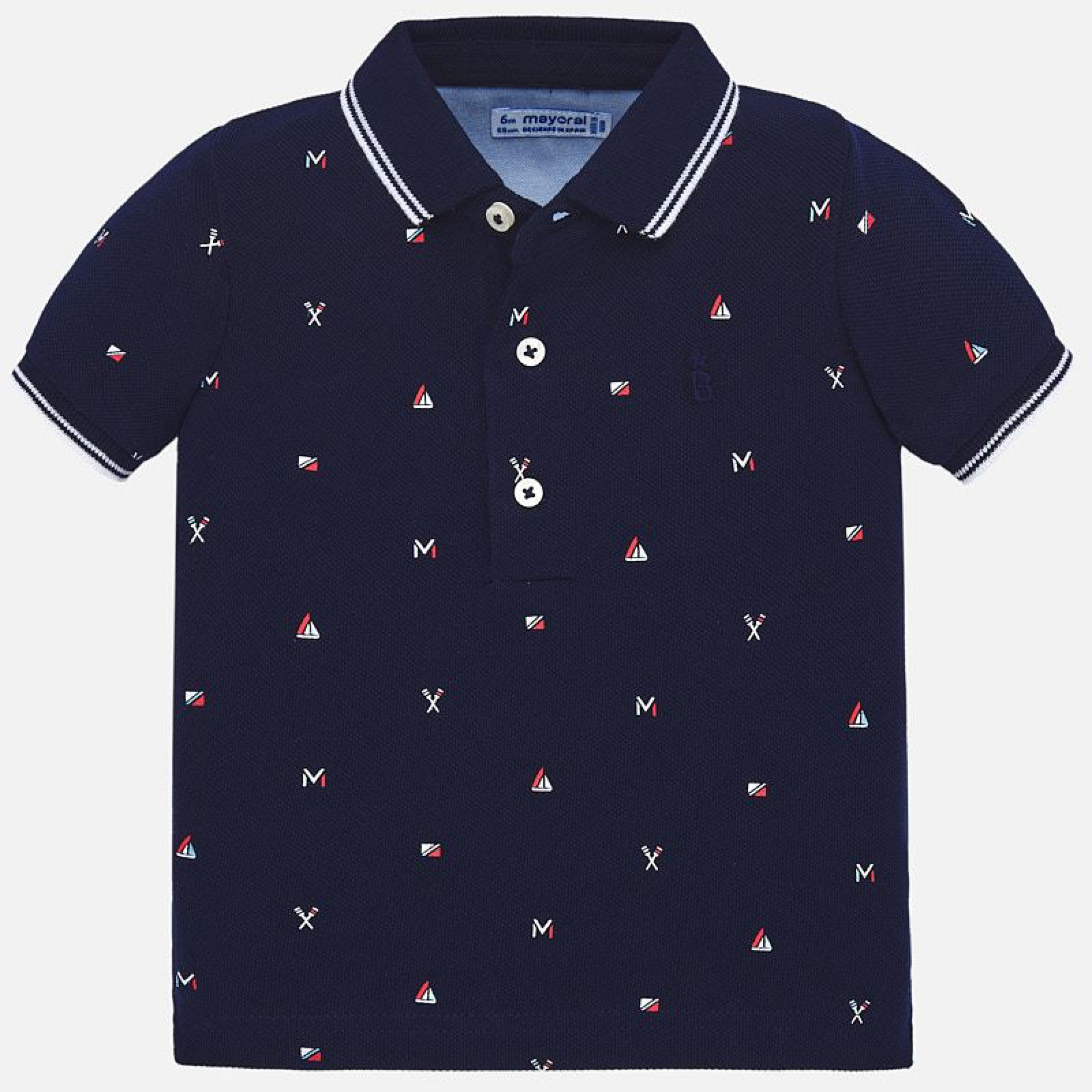 Mayoral shortsleeve small print t-shirt