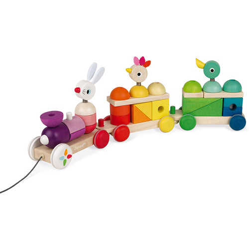 Janod Zigolos - Grote trein multicolor