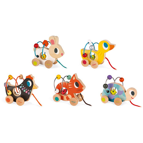 Janod Mini looping dieren Speelgoed