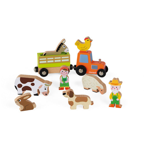 Janod Story Box - Farm Toys