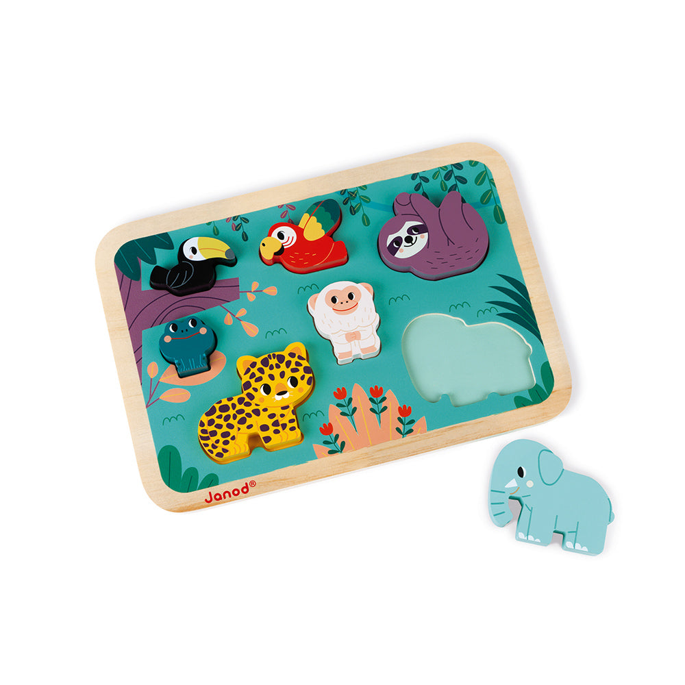 Janod WWF - Chunky Puzzel Jungle