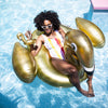 Swim Essentials - Luchtbed Zwaan goud XL