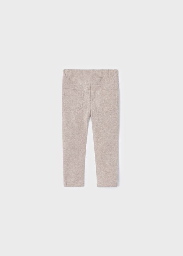 Meisjes Fleece basic trousers van Mayoral in de kleur H. Mole in maat 86.