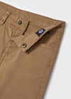Jongens 5 pocket slim fit basic pant van Mayoral in de kleur Almond in maat 86.